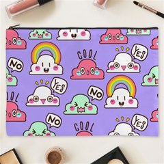 Cloud Seamless Pattern Cosmetic Bag (xxxl) by Apen