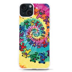 Tie Dye Grateful Dead Bears Iphone 15 Tpu Uv Print Case