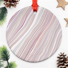 Marble Texture Marble Painting Ornament (round) by Ndabl3x