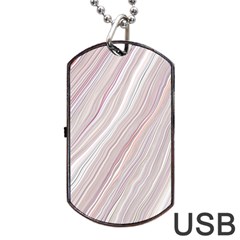 Marble Texture Marble Painting Dog Tag Usb Flash (two Sides) by Ndabl3x