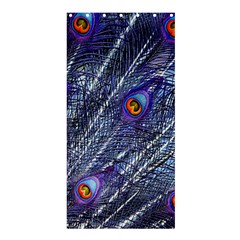 Peacock Bird Feathers Coloured Plumage Shower Curtain 36  X 72  (stall)  by Perong