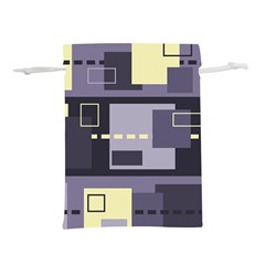 Pattern Design Abstract Lilac Lightweight Drawstring Pouch (m) by Perong