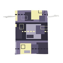 Pattern Design Abstract Lilac Lightweight Drawstring Pouch (l) by Perong