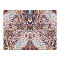 Stitches Blend Two Sides Premium Plush Fleece Blanket (mini) by kaleidomarblingart