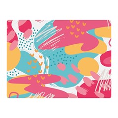 Background Abstract Two Sides Premium Plush Fleece Blanket (mini) by Salmanaz77