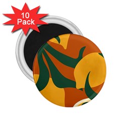Lemon Citrus Fruit Summer Painting Drawing 2 25  Magnets (10 Pack)  by Grandong