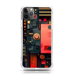 Tech Technology Pattern Iphone 11 Pro Max 6 5 Inch Tpu Uv Print Case by Salmanaz77