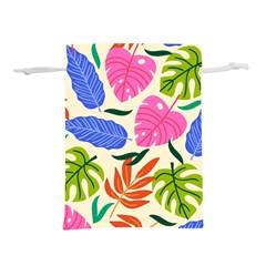 Tropical Sheets Summer Beach Lightweight Drawstring Pouch (m) by Paksenen