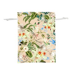 Textile Fabric Tropical Lightweight Drawstring Pouch (s) by Paksenen