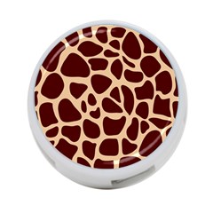 Animal Print Girraf Patterns 4-port Usb Hub (one Side) by Ket1n9