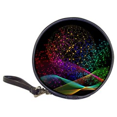 Particles Waves Line Multicoloured Classic 20-cd Wallets by Proyonanggan