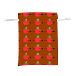 Apple Arrow Pattern Design Drawing Lightweight Drawstring Pouch (S) Front