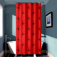 Spiders Pattern Seamless Arachnids Shower Curtain 36  X 72  (stall)  by Maspions