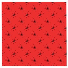 Spiders Pattern Seamless Arachnids Wooden Puzzle Square by Maspions