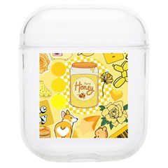 Marillo Pastel Zkt, Aesthetic, Stickers, Yellow Soft Tpu Airpods 1/2 Case by kyorashop23