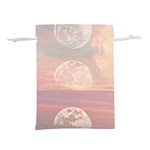 Moon Phase, Cloud, Clouds, Moon, Pastel Lightweight Drawstring Pouch (S) Back