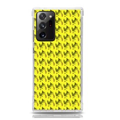 Fern Pattern 2 Yellow Samsung Galaxy Note 20 Ultra Tpu Uv Case by snowwhitegirl