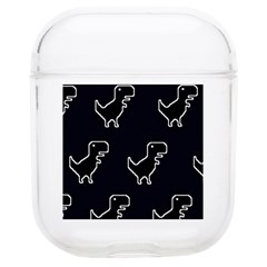Cute Black, Dinosaur Soft Tpu Airpods 1/2 Case by kyorashop23