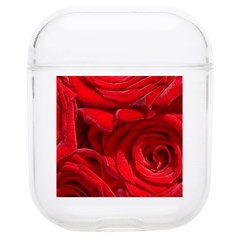 Red Roses , Flowers, Red Roses Soft Tpu Airpods 1/2 Case by kyorashop23