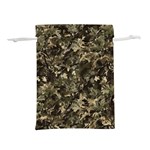 Camouflage Army Survival Uniform Lightweight Drawstring Pouch (S) Back