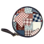 Cloth Patches Texture Macro, Patches Of Cloth Classic 20-CD Wallets Front