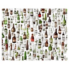 Bottle Chic Print Patterns Premium Plush Fleece Blanket (medium) by BellaVistaTshirt02