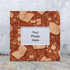 Retro Education Texture, Creative Education Background White Box Photo Frame 4  X 6  by kyorashop23