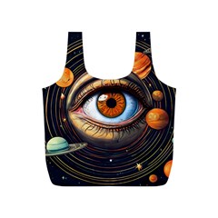 Eye Of The Universe (ai) Full Print Recycle Bag (s) by dflcprintsclothing