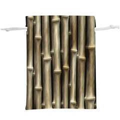 Bamboo Grass Lightweight Drawstring Pouch (xl) by anzea