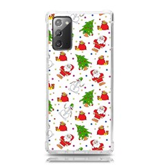 Christmas Pattern  Trees Santa Samsung Galaxy Note 20 Tpu Uv Case by Maspions