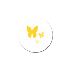 Yellow Butterfly Animals Fly Golf Ball Marker (10 Pack) by anzea
