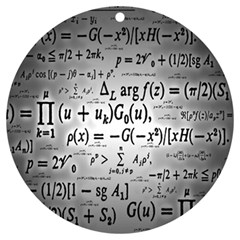 Math Formula Uv Print Acrylic Ornament Round by Bedest