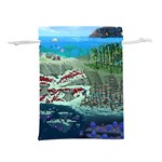 The Overworld Aurora Subnautica Lightweight Drawstring Pouch (S) Back