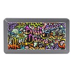 Graffiti Word Seamless Pattern Memory Card Reader (Mini) Front