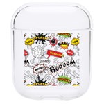Pattern Seamless Texture Cartoon Hard PC AirPods 1/2 Case Front