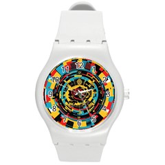 Therose Round Plastic Sport Watch (m) by DaMorClothingCompany