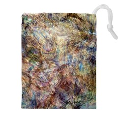 Mono Pour Blend  Drawstring Pouch (4xl) by kaleidomarblingart