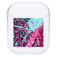 Colorful Splashes Grunge, Abstract Art Hard Pc Airpods 1/2 Case by kyorashop23