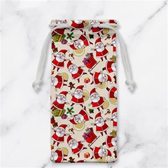 Santa Claus Patterns, Christmas Decorations Jewelry Bag by kyorashop23