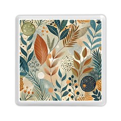 Leaves Pattern Floral Memory Card Reader (square) by Salmanaz77