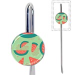Watermelon Dots Summer Pattern Book Mark Front