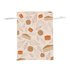 Leaves Cake Cookies Pattern Lightweight Drawstring Pouch (s) by Bedest
