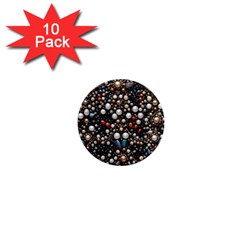 Pearls And Stones 1  Mini Magnet (10 Pack)  by dedoma