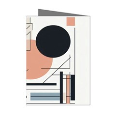 Abstract Architecture Mini Greeting Cards (pkg Of 8) by Bedest