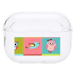 Owls Pattern, Abstract, Art, Desenho Hard PC AirPods Pro Case Front