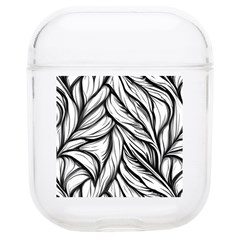 Black White Flower Texture Pattern Soft Tpu Airpods 1/2 Case by Grandong