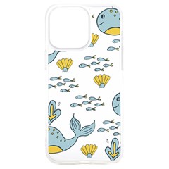 Whale Cartoon Whale Seamless Cartoon Character Animals Leaf Iphone 15 Plus Tpu Uv Print Case by Grandong