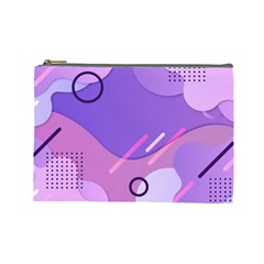 Colorful Labstract Wallpaper Theme Cosmetic Bag (large) by Apen