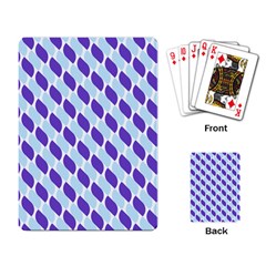White Blue Pattern Playing Cards Single Design (rectangle) by ytdream