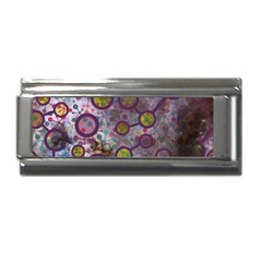 Abstract Molecular Space Art Superlink Italian Charm (9mm) by ExtraAwesomeSauce